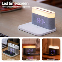 3-in-1 Wireless Charger Alarm Clock and Adjustable Night Light- USB Power Supply_9