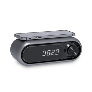 USB Interface Wireless Charger and Clock Radio BT Speaker_4