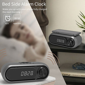 USB Interface Wireless Charger and Clock Radio BT Speaker_14