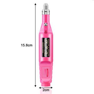 Manicure Pedicure Drill Set Machine for Ceramic Gel Nail Drill Equipment- USB Powered_11