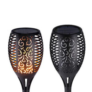 12 LED Light Solar Powered Flame Torch Decorative Light_3