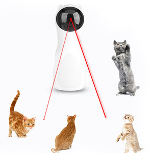 Automatic Interactive LED Intelligent Laser Pet Cat Toy_0