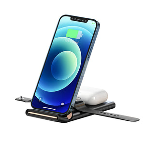 15W 3-in-1 Wireless Fast Charger for QI Devices- Type C Interface_6