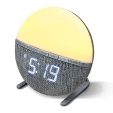 USB Plugged-in Digital Color Changing Night Light and Alarm Clock_0
