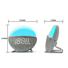 USB Plugged-in Digital Color Changing Night Light and Alarm Clock_7
