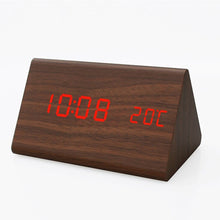 USB Wooden Digital Clock with Humidity and Temperature Display_5