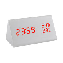 USB Wooden Digital Clock with Humidity and Temperature Display_4