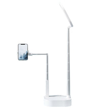 USB Charging Dual Mobile Phone Holder with Dimmable Fill Light_4