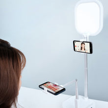 USB Charging Dual Mobile Phone Holder with Dimmable Fill Light_8