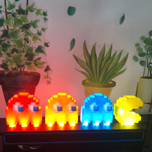 USB Plugged-in Pac man and Ghosts Room Night Light Décor_8