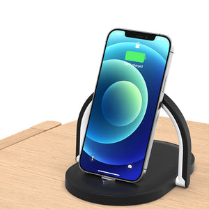 3-in-1 Wireless Charger Table Lamp Phone Bracket - Type C Interface_9