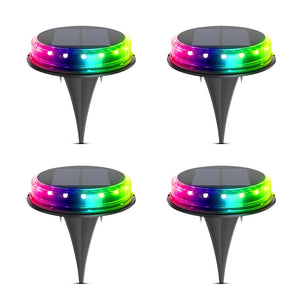 Outdoor Solar Powered LED Ground Stake Lawn Lights_3