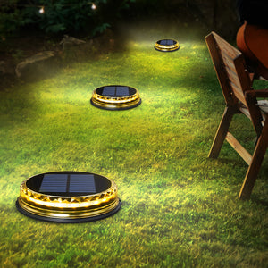 Outdoor Solar Powered LED Ground Stake Lawn Lights_7