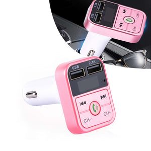 3-in-1 Car Wireless Car Bluetooth FM Transmitter_0