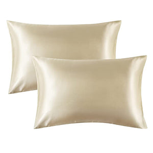 Imitation Satin Pillow Cases Set of 2 in Various Colors_9
