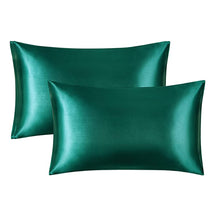Imitation Satin Pillow Cases Set of 2 in Various Colors_12