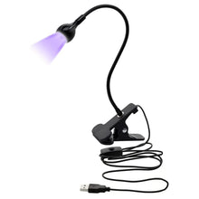 UV LED Black Light Fixtures with Gooseneck and Clamp for UV gel Nail - USB Plugged In_1
