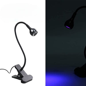 UV LED Black Light Fixtures with Gooseneck and Clamp for UV gel Nail - USB Plugged In_10