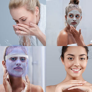 7 Colors LED Facial Mask Light Skin Care Device for Home Use - USB Rechargeable_7