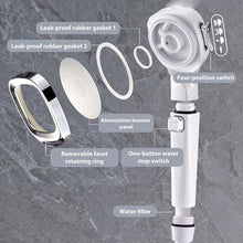 4 Modes Adjustable Water Saving Shower Spray Bathroom Accessory_9