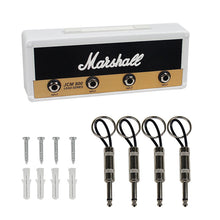 4 Slots Retro Theme Guitar Amplifier Plug Wall Mounted Key Holder Set_3