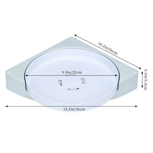 360° Rotate Shower Caddy Corner Lazy Susan Organizer Turntable_16