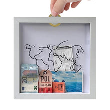 Adventure Archive Box Wood Frame Travel Tickets Keepsakes Storage Frame_5