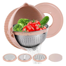 4-in-1 Stainless Steel Colander Set Versatile Kitchen Strainer_0