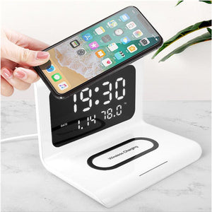 Perpetual calendar humidity clock wireless charger