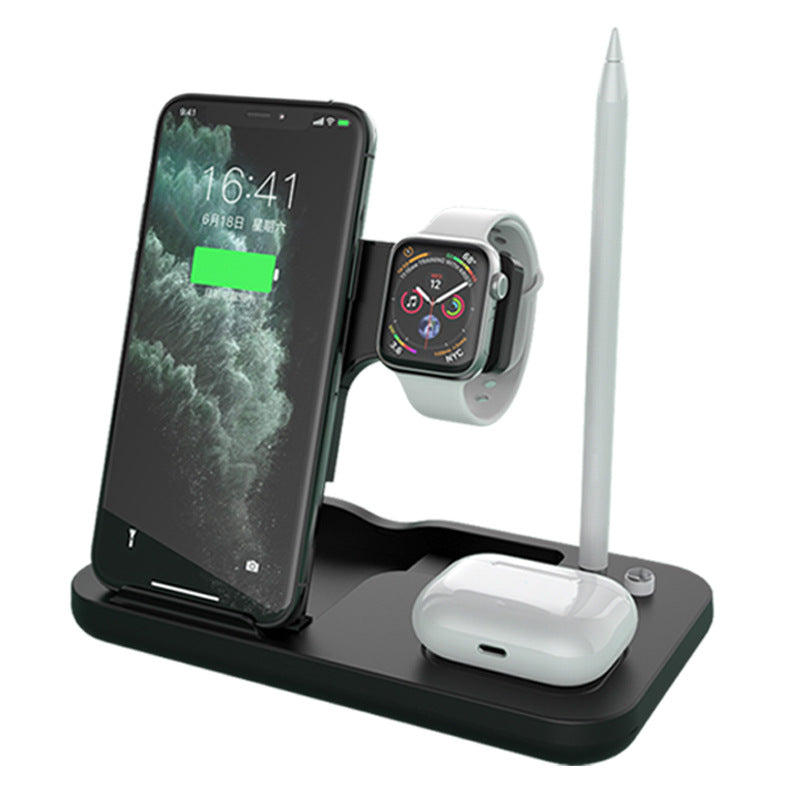 Four-in-one wireless charger phone holder