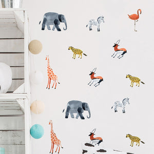 Safari Animals Wall Sticker