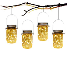 Solar Powered Mason Jar LED Decorative Fairy Lights Set