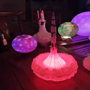 3D Printed Various Colors LED Rocket Kid’s Room Night Lamp