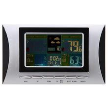 Multifunctional Wireless Indoor Temperature and Humidity Meter Color Screen Weather Forecasting Dual-Alarm Clock
