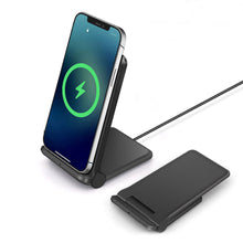 2-in-1 Foldable Wireless Fast Charger for QI Enabled Devices
