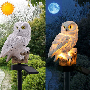 Solar Powered LED Outdoor Garden Owl Outdoor Decoration