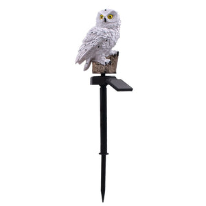 Solar Powered LED Outdoor Garden Owl Outdoor Decoration