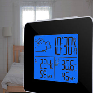 Wireless Sensor Weather Station Digital Alarm Clock