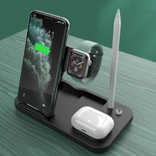 Four-in-one wireless charger phone holder