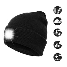 4 LED Lighting Cap Knitted Beanie Hat