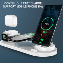6-in-1 Multifunctional Wireless Charging Station for Qi Devices