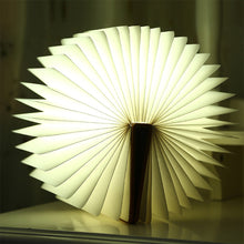 USB Rechargeable 3 Colors 3D Creative Foldable LED Book Night Light