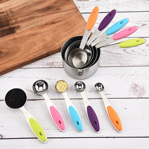 5pcs Stainless Steel Measuring Spoons or Cups