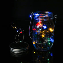 Solar Powered Mason Jar LED Decorative Fairy Lights Set