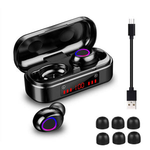 Handsfree Headset With Microphone Charging Case