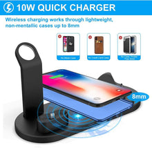 4 in 1 Rotatable Charging Dock with Wireless Charging