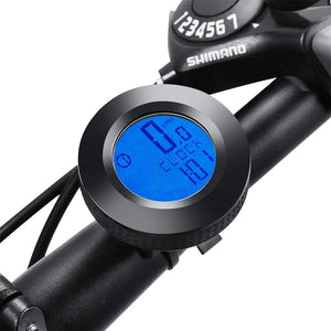 Tri-color RGB Wireless Round Waterproof Self-Propelled Backlight English Odometer