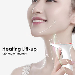 Skin Rejuvenation Home EMS LED Photon Therapy Neck Skin Massager