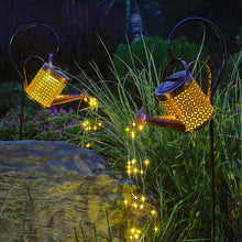 Solar Powered Watering Can Sprinkling Lights