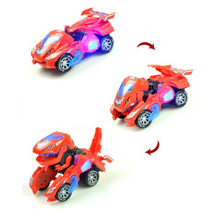 Automatic Deformation Dino Race Car Toy